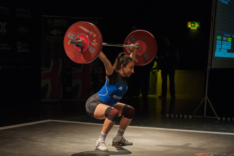 BU sports scholar wins gold at English Senior Weightlifting